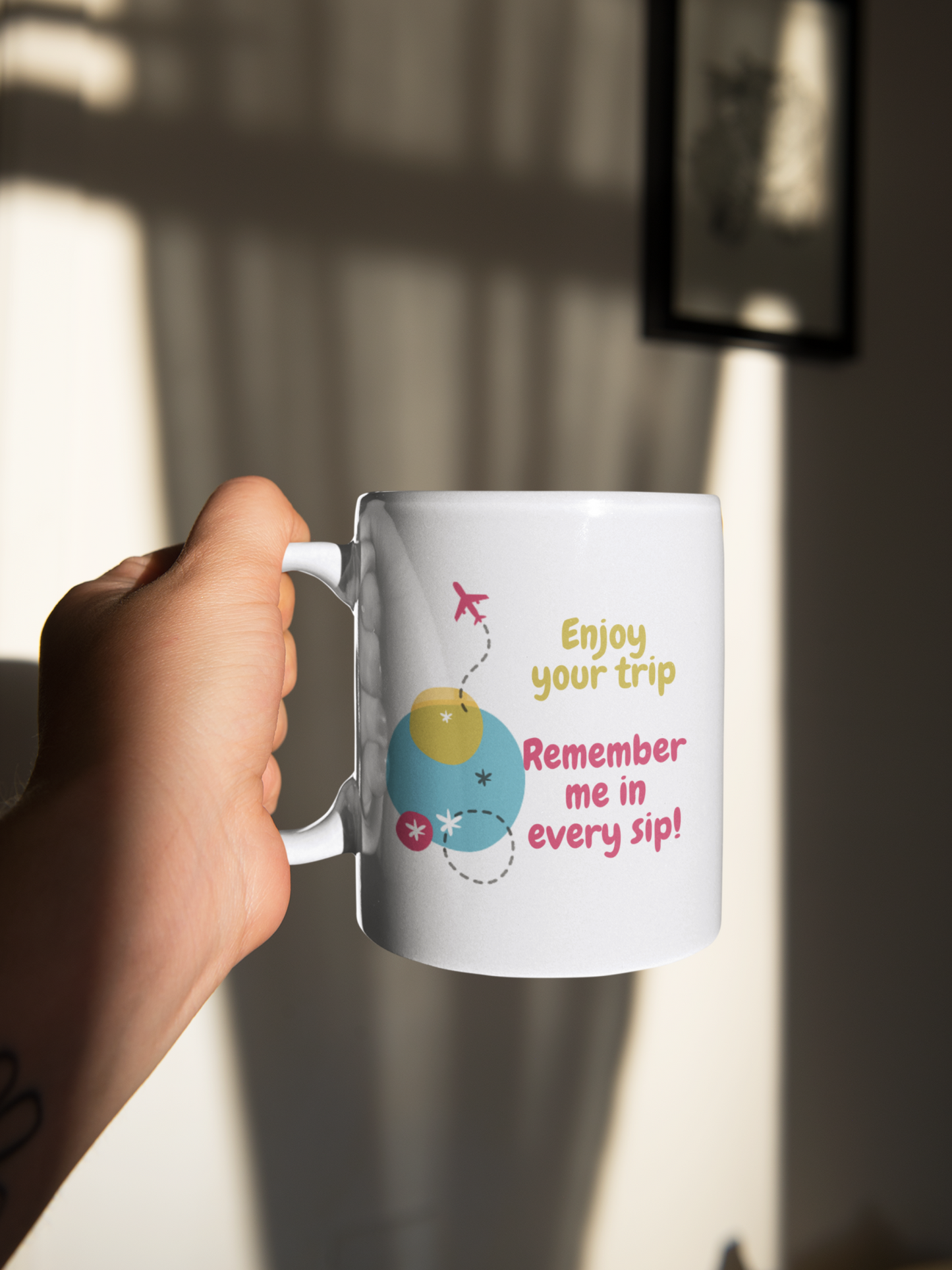 Enjoy Your Trip White Mug, (11oz)