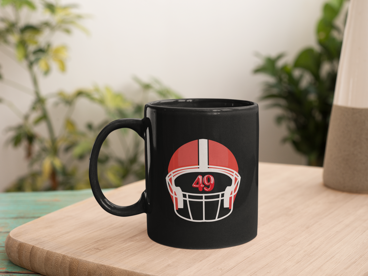 49ers Black Mug, (11oz)