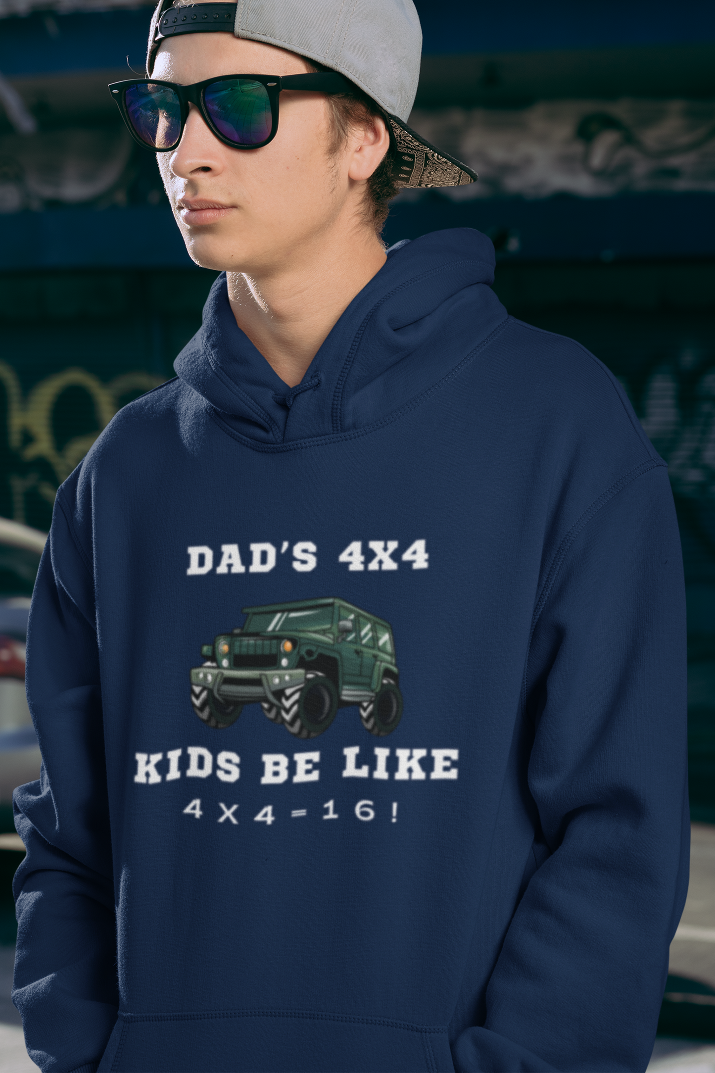 4x4 Dad's Truck Heavy Blend™ Hooded Sweatshirt