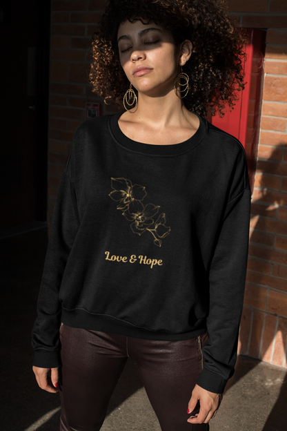 Love & Hope (2) Women's Heavy Blend™ Crewneck Sweatshirt