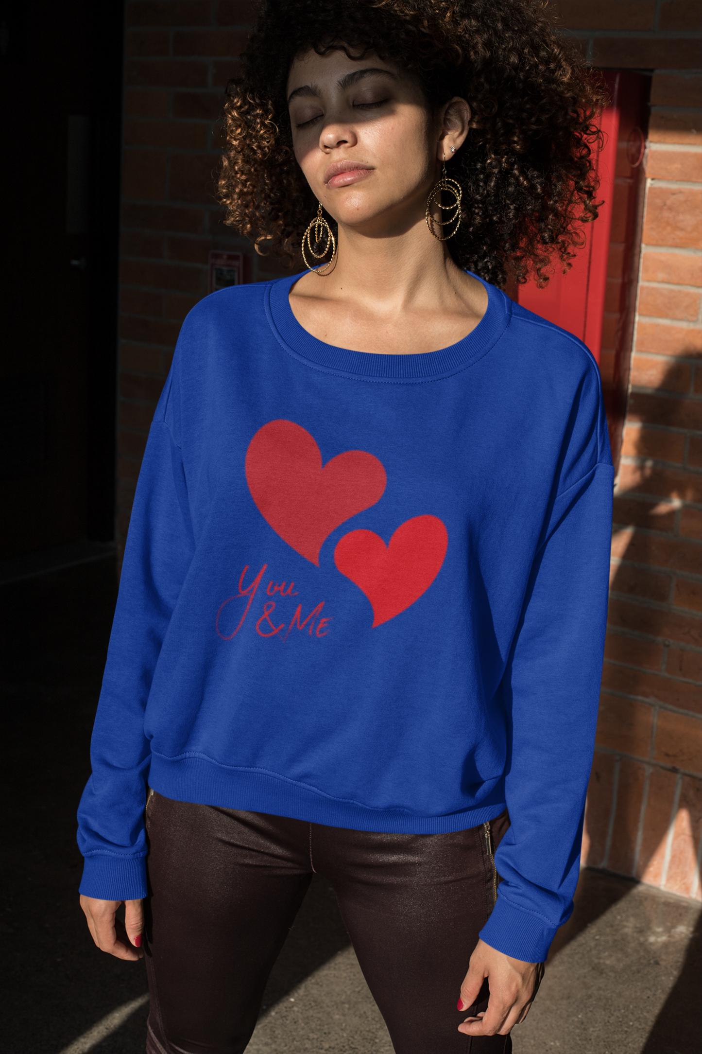 You & Me Women's Heavy Blend™ Crewneck Sweatshirt