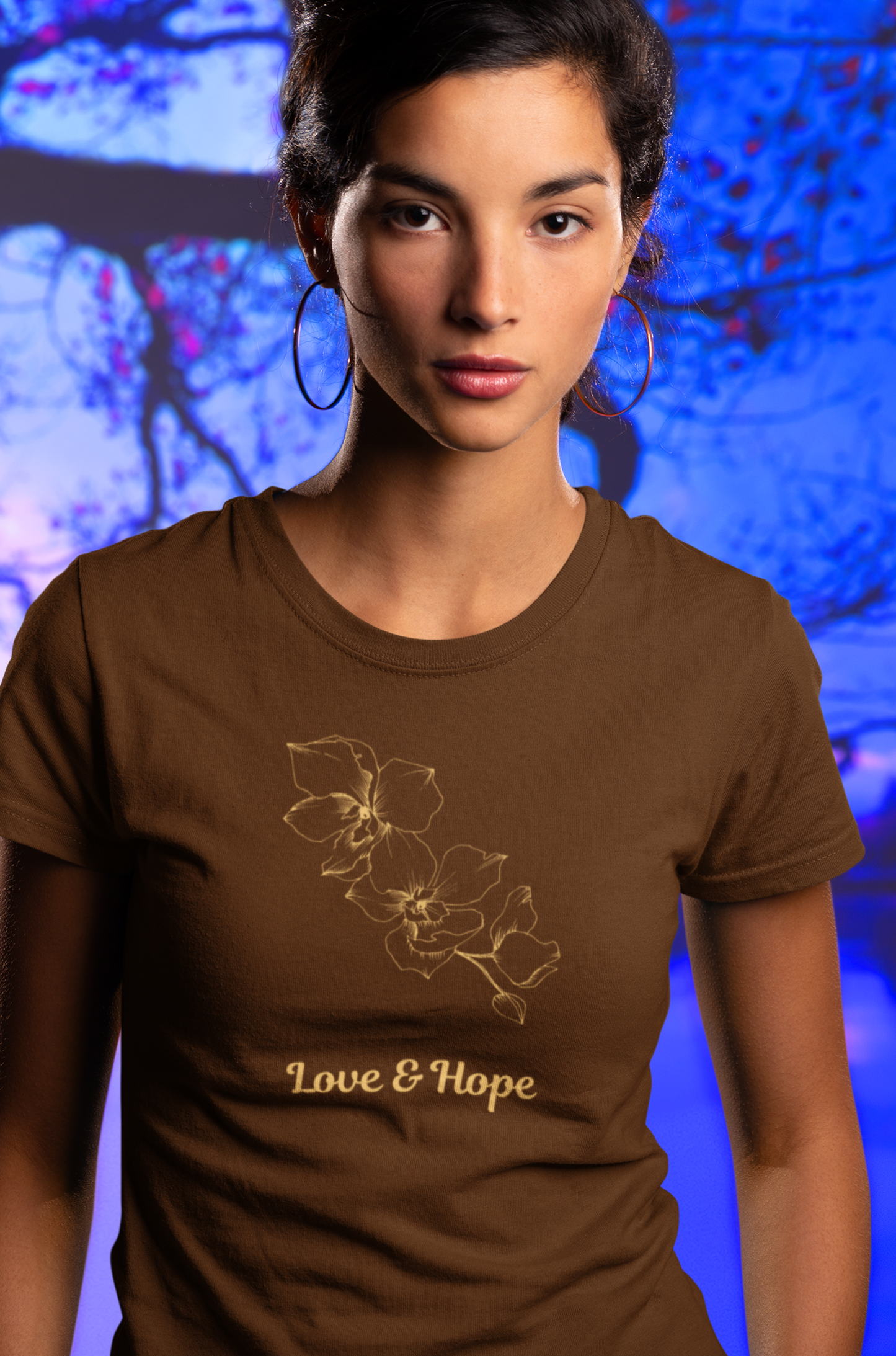 Love & Hope (2) Women's Heavy Cotton Tee