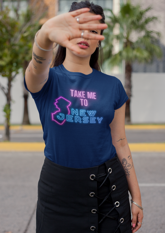 Take Me To New Jersey Women's Heavy Cotton Tee