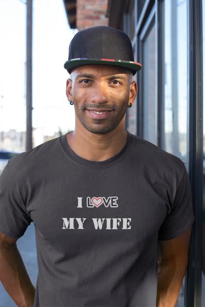 I Love My Wife Heavy Cotton Tee